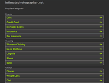 Tablet Screenshot of intimatephotographer.net